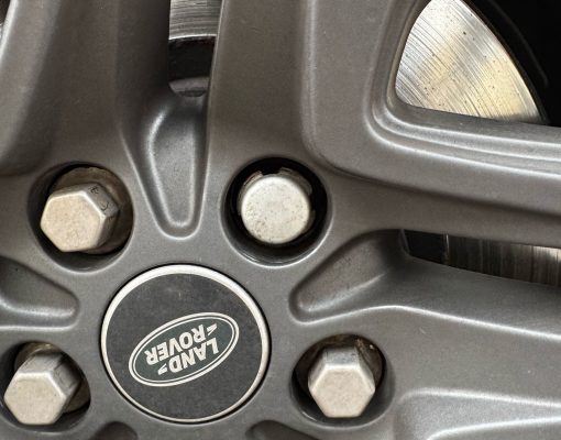 locking wheel nut closeup